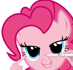 Size: 732x703 | Tagged: safe, artist:thedrunkardpony, edit, pinkie pie, g4, meme, preggy pie, pregnancy test, pregnancy test meme, pregnant