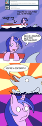 Size: 800x2400 | Tagged: safe, artist:peichenphilip, sea swirl, seafoam, dolphin, g4, adventure time, boat, comic, existential crisis, male, ocean, sea swirl the attention horse, tumblr, weird
