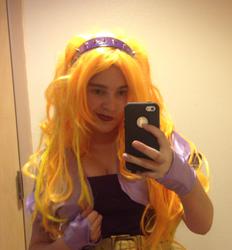 Size: 891x960 | Tagged: safe, artist:lochlan o'neil, adagio dazzle, human, g4, cosplay, irl, irl human, photo, selfie, solo