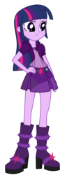 Size: 6000x15692 | Tagged: safe, artist:bubblestormx, twilight sparkle, equestria girls, g4, absurd resolution, alternate universe, evil, female, high heel boots, role reversal, simple background, solo, transparent background, vector