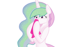 Size: 2048x1536 | Tagged: safe, artist:proponypal, princess celestia, g4, female, fetish, handkerchief, nose blowing, nose wrinkle, pre sneeze, scrunchy face, simple background, sneezing, sneezing fetish, solo, tissue, transparent background