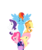 Size: 822x972 | Tagged: safe, applejack, fluttershy, pinkie pie, rainbow dash, rarity, twilight sparkle, g4, elements of harmony, mane six, simple background, transparent background