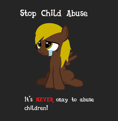 Size: 1024x1052 | Tagged: safe, artist:amithewolf, oc, oc only, child abuse, crying, female, filly, foal, foal abuse, sad, solo