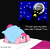 Size: 893x871 | Tagged: safe, artist:ks-claw, pinkie pie, g4, bed, female, filly, mare in the moon, moon, night, solo, stars, tree, younger