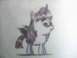 Size: 640x480 | Tagged: safe, artist:ponylockseedtum, twilight sparkle, alicorn, pony, g4, traditional art, twilight sparkle (alicorn), wings