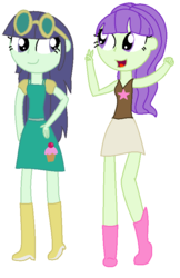 Size: 527x812 | Tagged: safe, artist:berrypunchrules, blueberry cake, starlight, equestria girls, g4, alternate design, alternate hairstyle, background human