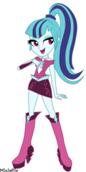 Size: 3000x5958 | Tagged: safe, artist:mixiepie, sonata dusk, equestria girls, g4, my little pony equestria girls: rainbow rocks, female, high ponytail, long hair, necktie, ponytail, simple background, solo, transparent background, vector