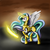 Size: 4500x4500 | Tagged: safe, artist:endrome, princess celestia, fanfic:the immortal game, g4, absurd resolution, armor, fanfic art, female, glowing horn, horn, levitation, magic, ponies make war, raised hoof, solo, spread wings, the immortal game, warrior celestia