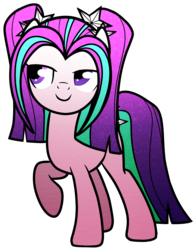 Size: 1990x2569 | Tagged: safe, artist:nintendash, aria blaze, pony, equestria girls, g4, my little pony equestria girls: rainbow rocks, equestria girls ponified, female, ponified, simple background, solo, transparent background
