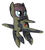 Size: 1426x1591 | Tagged: safe, artist:jh, oc, oc only, oc:litvyak, original species, plane pony, pony, plane, solo, yak-1