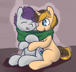 Size: 1954x1849 | Tagged: safe, artist:martinhello, oc, oc only, pegasus, pony, unicorn, blank flank, cutie mark, duo