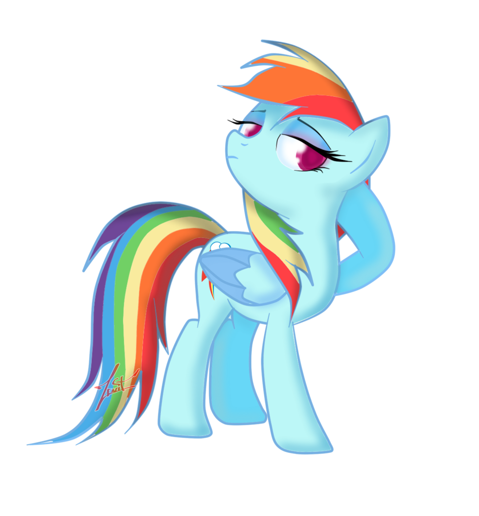 Рисовать rainbow dash