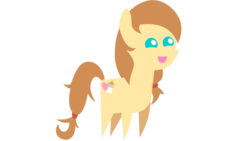 Size: 1366x768 | Tagged: safe, oc, oc only, oc:cream heart, earth pony, pony, :d, earth pony oc, female, happy, mare, pointy ponies, simple background, solo, transparent background
