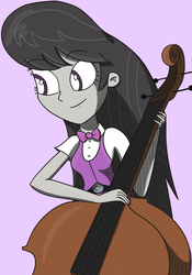 Size: 768x1100 | Tagged: safe, artist:varemia, octavia melody, equestria girls, g4, cello, female, musical instrument, solo