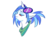 Size: 1024x768 | Tagged: safe, artist:dragonfoxgirl, dj pon-3, vinyl scratch, pony, unicorn, g4, female, simple background, solo, transparent background