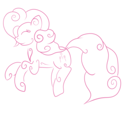 Size: 3000x3000 | Tagged: safe, artist:cephvik, pinkie pie, g4, female, high res, simple background, solo, transparent background