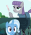 Size: 500x560 | Tagged: safe, maud pie, trixie, pony, unicorn, g4, female, lesbian, magical lesbian spawn, mare, meme, offspring, pregnancy test, pregnancy test meme, ship:mauxie