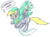 Size: 670x500 | Tagged: safe, derpy hooves, lyra heartstrings, pegasus, pony, g4, artifact, dialogue, female, flying, mare, open mouth, ponies riding ponies, riding, simple background, speech bubble, transparent background