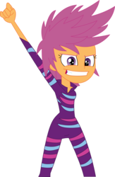 Size: 1122x1726 | Tagged: safe, artist:sketchmcreations, scootaloo, equestria girls, g4, my little pony equestria girls: rainbow rocks, clothes, female, inkscape, show stopper outfits, simple background, solo, transparent background, vector