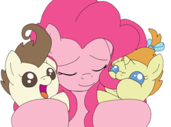 Size: 1000x741 | Tagged: safe, artist:decompressor, pinkie pie, pound cake, pumpkin cake, g4