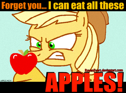 Size: 596x439 | Tagged: safe, artist:ravenevert, applejack, .mov, apple.mov, g4