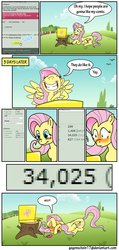 Size: 1000x2098 | Tagged: safe, artist:gegenschein17, fluttershy, g4, comic, deviantart