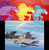 Size: 600x614 | Tagged: safe, adagio dazzle, aria blaze, sonata dusk, hippocampus, merpony, siren, equestria girls, g4, my little pony equestria girls: rainbow rocks, astrotrain, blitzwing, comparison, octane, the dazzlings, transformers, transformers the headmasters