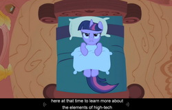 Size: 1000x640 | Tagged: safe, screencap, twilight sparkle, g4, elements of harmony, meme, youtube caption