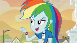 Size: 900x506 | Tagged: safe, screencap, rainbow dash, equestria girls, g4, my little pony equestria girls: rainbow rocks, animated, female