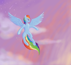 Size: 2115x1935 | Tagged: safe, artist:sagebrushpony, rainbow dash, g4, female, flying, solo