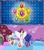 Size: 1280x1440 | Tagged: safe, edit, edited screencap, screencap, princess celestia, princess luna, twilight sparkle, alicorn, pony, friendship is magic, g4, my little pony: friendship is magic, princess twilight sparkle (episode), checkered floor, comparison, drama, elements of harmony, female, mare, twilight sparkle (alicorn)