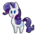 Size: 500x500 | Tagged: safe, artist:php92, rarity, pony, g4, :p, :t, ear fluff, female, silly, silly face, silly pony, simple background, smiling, solo, sticker, tongue out, transparent background, vector