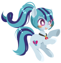 Size: 903x929 | Tagged: safe, artist:snow angel, sonata dusk, pony, equestria girls, g4, my little pony equestria girls: rainbow rocks, blushing, cute, equestria girls ponified, female, open mouth, ponified, rearing, simple background, smiling, solo, sonatabetes, transparent background, underhoof