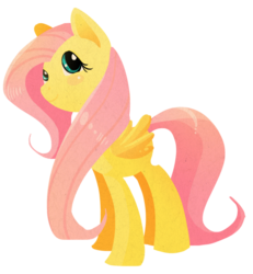 Size: 600x648 | Tagged: safe, artist:ellisarts, fluttershy, g4, female, solo