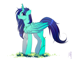 Size: 1300x1072 | Tagged: safe, artist:margony, oc, oc only, alicorn, pony, alicorn oc, solo