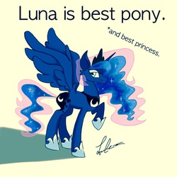 Size: 800x800 | Tagged: safe, artist:asklunaandx, princess luna, lunadoodle, g4, best pony, female, solo