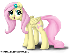 Size: 3443x2568 | Tagged: safe, artist:victoreach, fluttershy, pony, g4, female, high res, solo