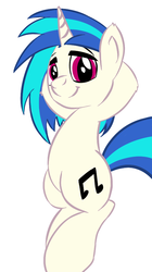 Size: 502x896 | Tagged: safe, artist:bloody--mascarade, artist:drawponies, dj pon-3, vinyl scratch, g4, female, solo