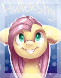 Size: 1399x1800 | Tagged: safe, artist:ellipsissyas, fluttershy, g4, female, smiling, solo