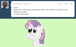 Size: 500x311 | Tagged: safe, sweetie belle, ask sweetie belle, g4, ask, female, solo, tumblr