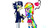 Size: 960x540 | Tagged: safe, artist:sdwing7, rainbow dash, soarin', human, g4, clothes, female, humanized, male, ship:soarindash, shipping, skirt, straight, wink