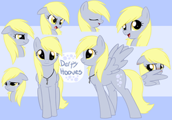 Size: 1799x1258 | Tagged: safe, artist:fire-girl872, derpy hooves, pegasus, pony, g4, blushing, crying, expressions, female, key, mare, reference sheet, scrunchy face, solo