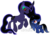 Size: 668x466 | Tagged: safe, artist:ipandacakes, oc, oc only, oc:nightfly, oc:stellar moon, alicorn, pony, alicorn oc, interdimensional siblings, ms paint, offspring, parent:king sombra, parent:princess luna, parents:lumbra, simple background, solo, transparent background