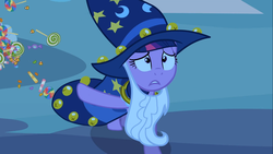 Size: 1366x768 | Tagged: safe, screencap, twilight sparkle, g4, luna eclipsed, my little pony: friendship is magic, clothes, cosplay, costume, female, nightmare night costume, solo, star swirl the bearded costume, twilight the bearded