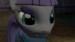 Size: 1280x720 | Tagged: safe, maud pie, g4, 3d, gmod, lighting, lips, maud pie may or may not be amused, nose, selfie, snout, stare
