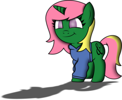 Size: 1076x887 | Tagged: safe, artist:ampypony, artist:ideltavelocity, oc, oc only, oc:ampy, clothes, hoodie, inkscape, simple background, solo, transparent background, vector