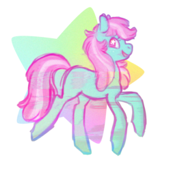 Size: 700x700 | Tagged: safe, artist:equusequus, minty, earth pony, pony, g3, g4, female, g3 to g4, generation leap, mare, simple background, solo, transparent background