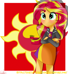 Size: 1024x1114 | Tagged: dead source, safe, artist:vixelzf, sunset shimmer, equestria girls, g4, my little pony equestria girls: rainbow rocks, clothes, female, skirt, solo, sunset shimmer's skirt