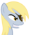 Size: 583x660 | Tagged: safe, derpy hooves, pegasus, pony, g4, eyepatch, female, grin, mare, simple background, solo, transparent background