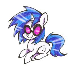 Size: 2728x2584 | Tagged: safe, artist:akikodestroyer, dj pon-3, vinyl scratch, g4, female, high res, solo